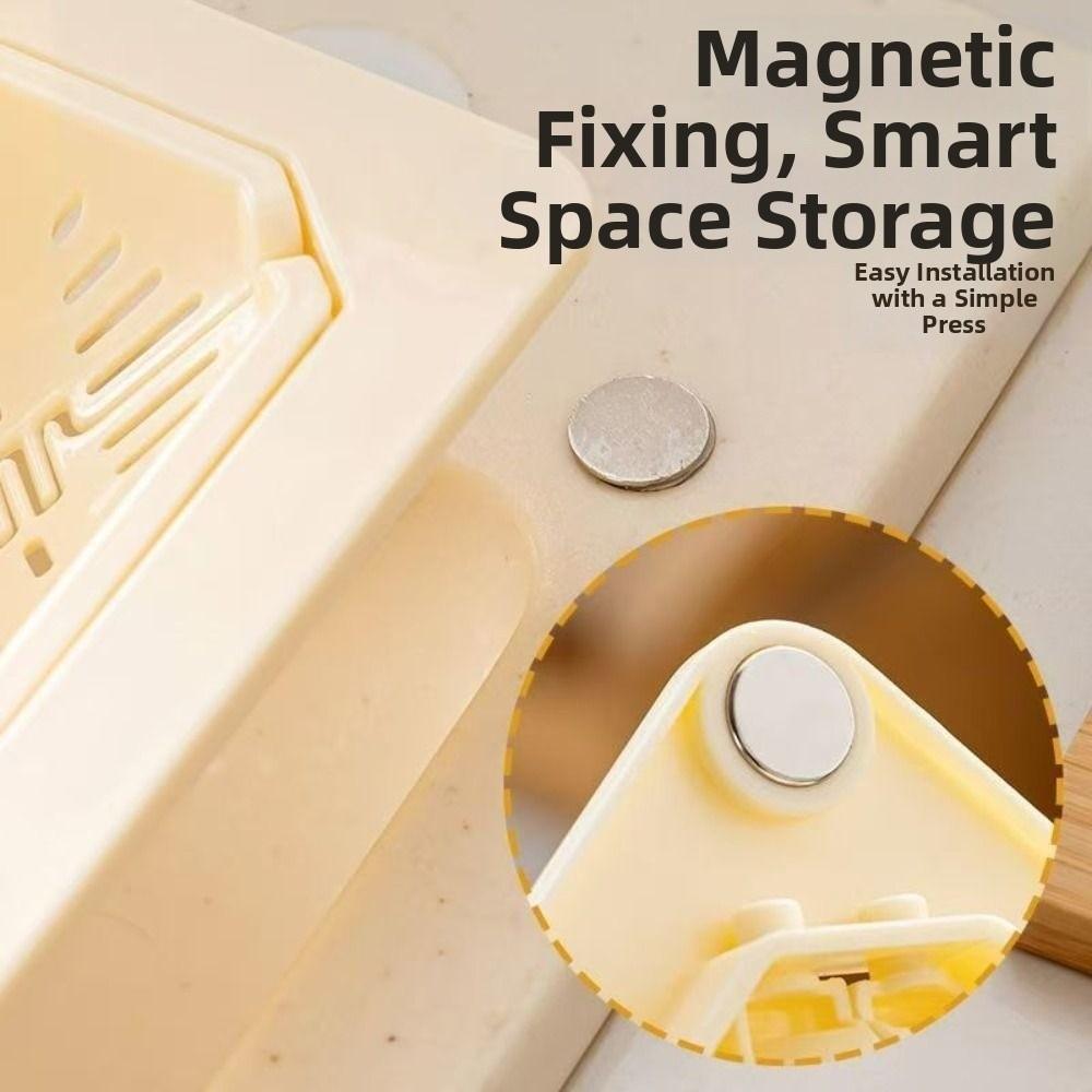 Triangle Sink Drain Basket Magnetic Kitchen Sink Trash Boxes  Kitchen Supplies