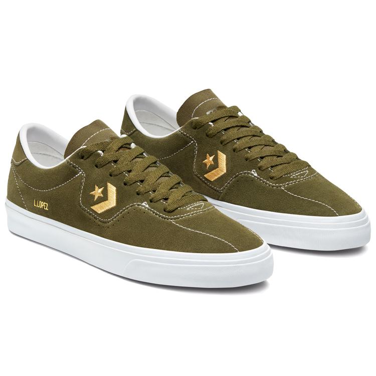 Louie Lopez Pro Converse Low 'Dark Moss' 168669C