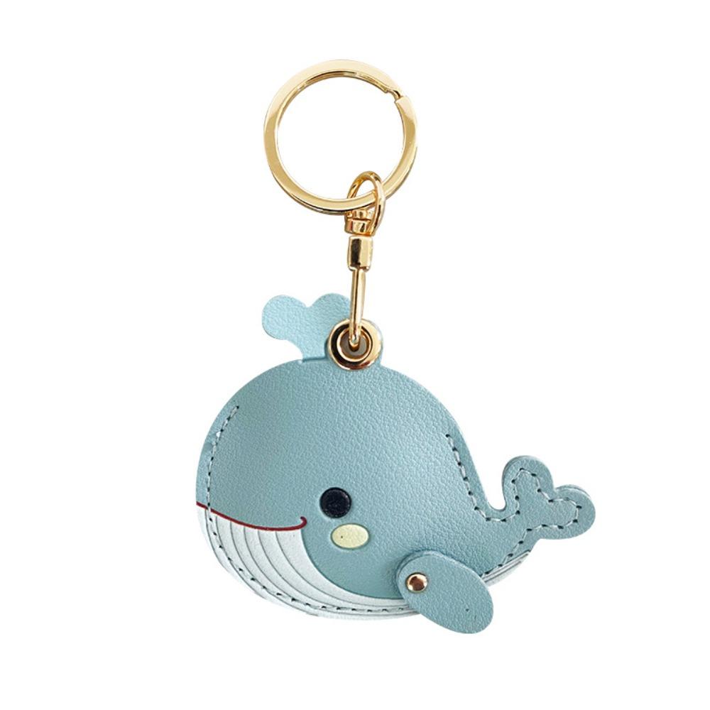 Anti-Drop Leather Keychain Antirust GPS Case Cover for Airtag Protective Cover  For Keys Bag Wallet