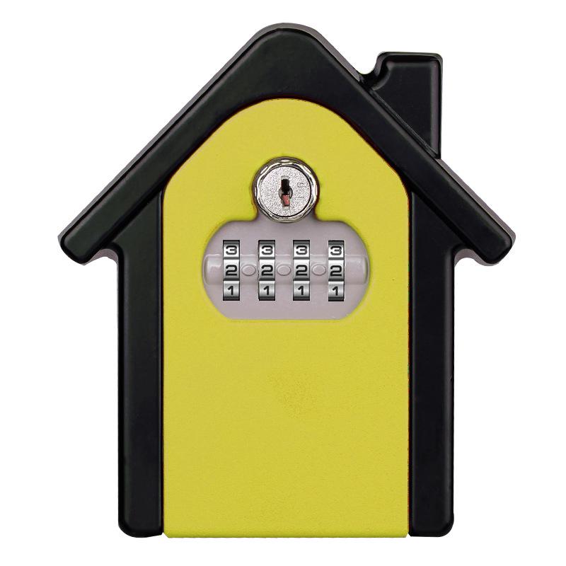 Wandmontierter Doppelzugriffs-Passwort-Schlüsselsafe: Diebstahlsichere Aufbewahrungsbox