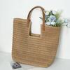 Travel Vintage Style Straw Shoulder Bag Bohemian Handmade Woven Tote Bag Casual Eco-Friendly Shopping Bag Vacation