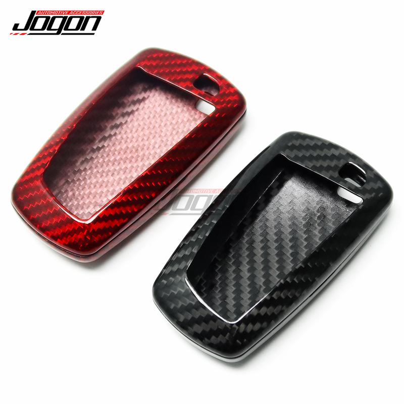 Carbon Car Remote Smart Key Case Key Fob Holder Cover Trim For BMW 3 4 5 6 7 Series F30 F32 F10 F06 F01 F87 F80 F12 2013-2018