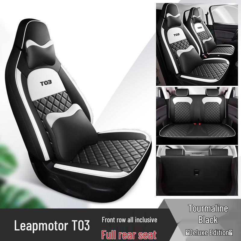 Leapmotor T03 Car Seat Cover: Universal, Full Surround, All-Season Cushion for 22 Models.
