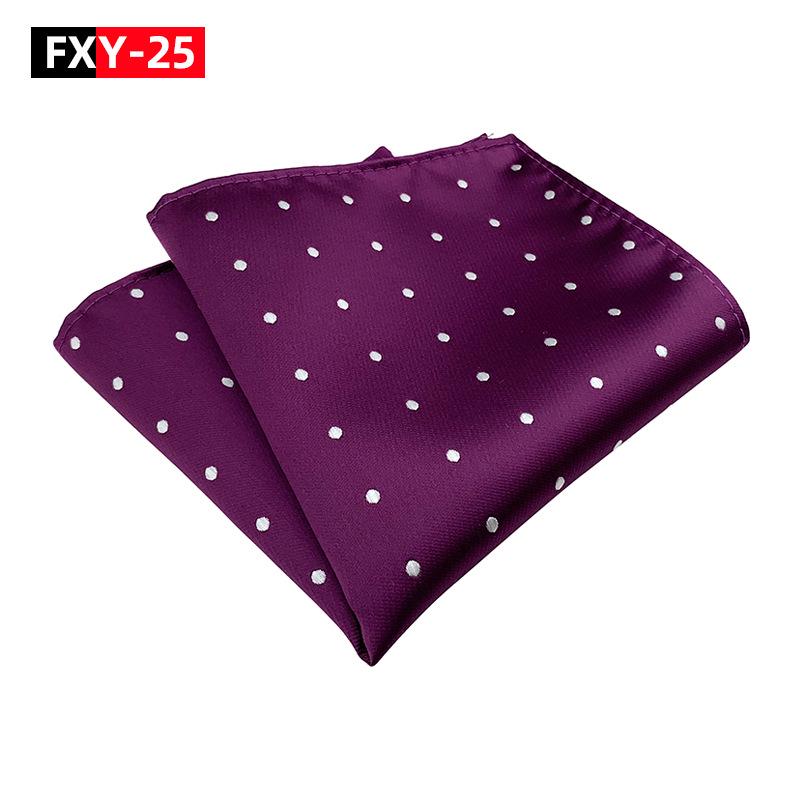 Men's Polka Dot Pocket Square Handkerchief - Stylish Suit Accessory