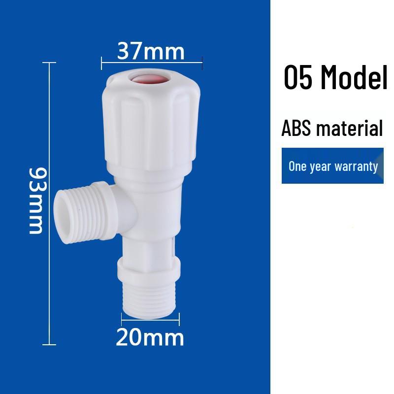 304 Stainless Steel Triangle Valve, One Inlet Two Outlet Water Heater Switch, Three-Way Toilet Stop Valve