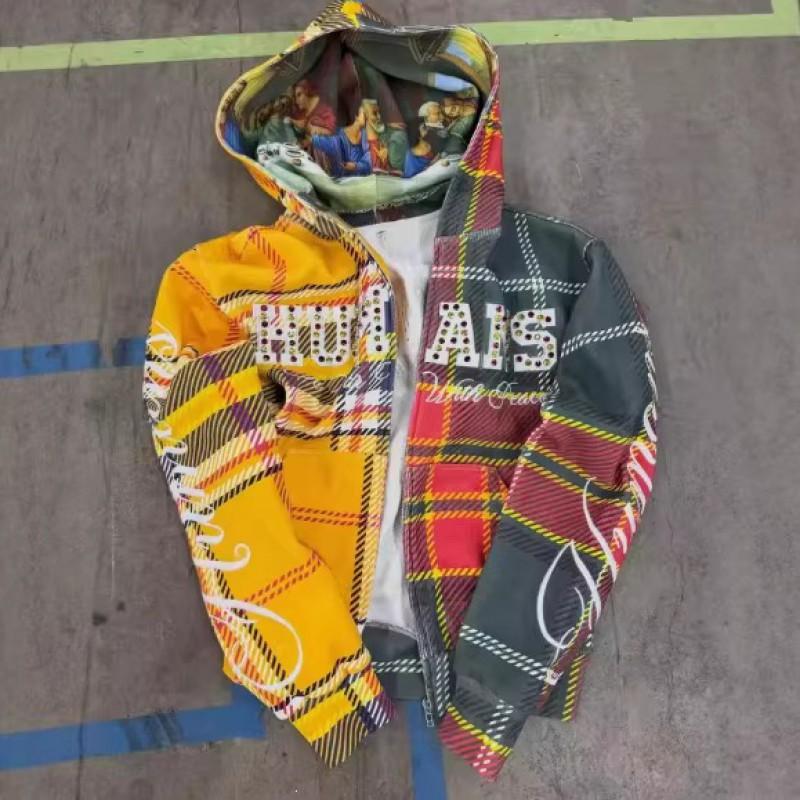 American Punk Zip Hoodie Unisex Loose Streetwear 3D Print Casual Sweatshirt
