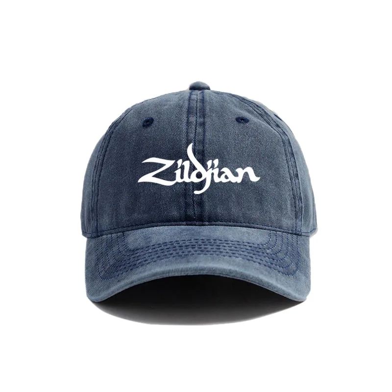 Zildjian Baseball Caps Distressed Hats Cap Men Women Retro Outdoor Summer Adjustable Hats Fashion