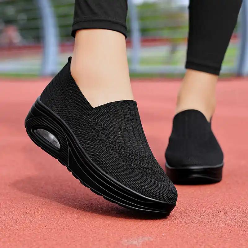 Fashion Formal Lace-free Vulcanized Women's Shoes Flat-heeled Shoes Size 46 Heels Sneakers Sports Brand Name Upper Team Vip Flatas