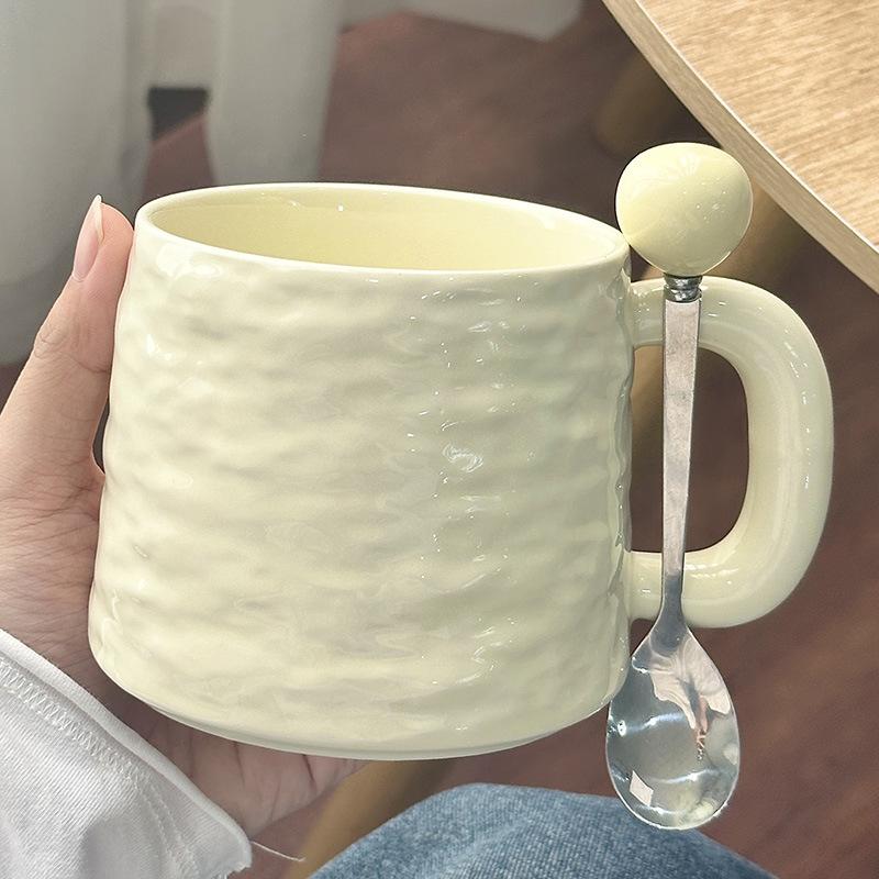 Mug Ceramic Household Water Cup Office Coffee Cup High Value Cup Souvenir Birthday Gift Breakfast Cup