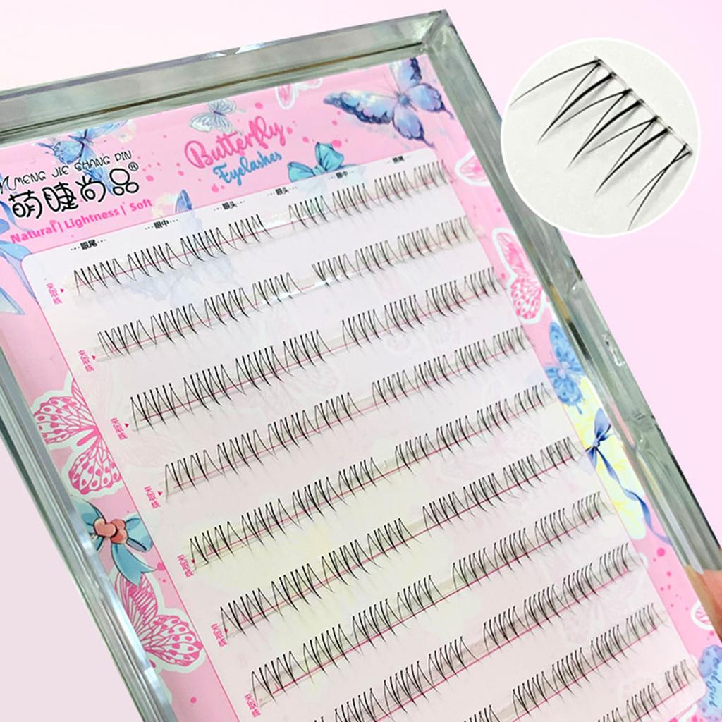 Natural Bottom Eyelashes Bottom Lash Clusters DIY Eyelash Extensions for Daily Party Traveling Makeup