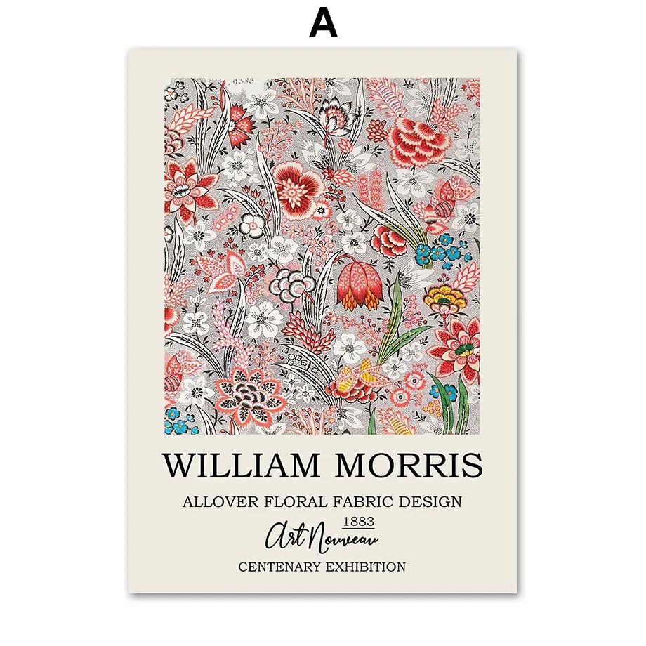 Nordische Retro Ästhetik Heimdekoration Wandkunst Blume Leinwand Ölgemälde