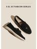 Women's British Style Retro Leather Loafers - Slip-on Moccasins, Plus Size, Flat, Casual.