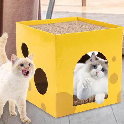 Cat Scratching Cardboard Furniture with Interactive Design