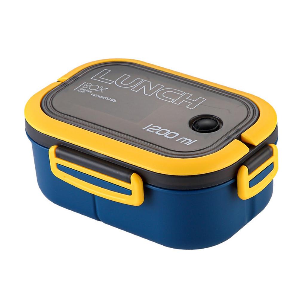 Sealed Double-layer Lunch Box For Students With Compartments, Microwave-safe,  Worker Fat-reducing Take-out Lunch Box