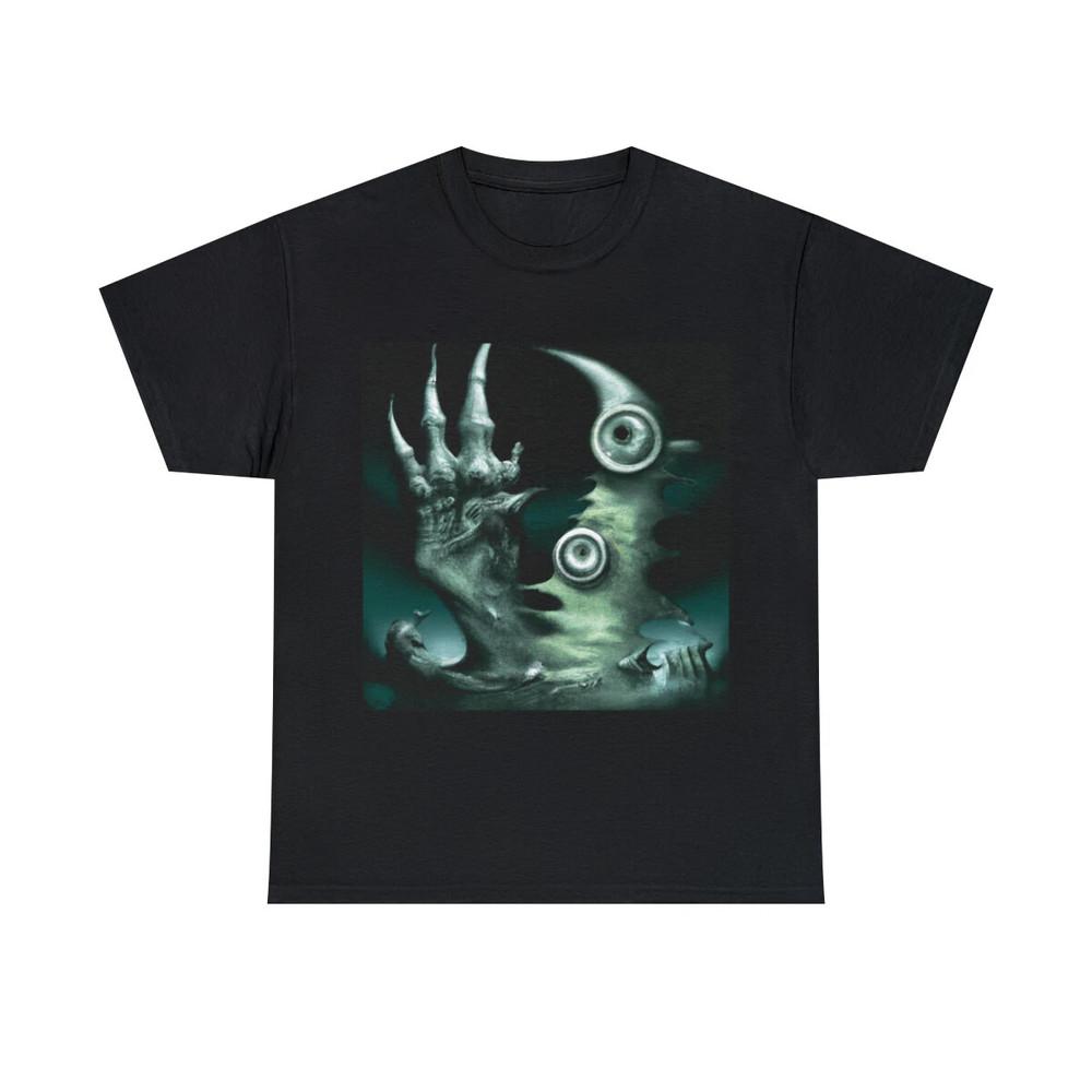 Dark Fantasy Abstract Monster Graphic, Band Tour Halloween | Unisex T-shirt Unisex T-Shirt S