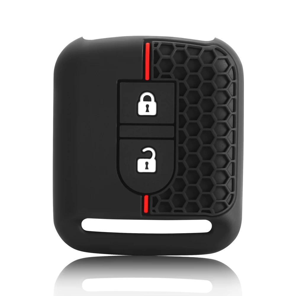 Car Key Silicone Case Fob Rubber Cover For Nissan Micra K12 Note Navara Qashqai J10 Primera Almera Sunny X-Trail