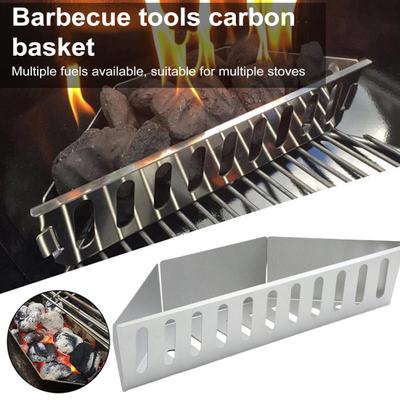 1/2Pcs Charcoal Basket Set BBQ Grill Holders for Even Heat Distribution Grilling Accessories for Outdoor Camping Gatherings
