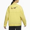 Nike Sportbekleidung Swoosh Uni-Logo Print Polo Jacke Damen Jacken Leuchtgelb DM6204-304