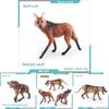 Simulated Wild Animal Wolf Model Ornament For Kids Educational Display With Realistic Design