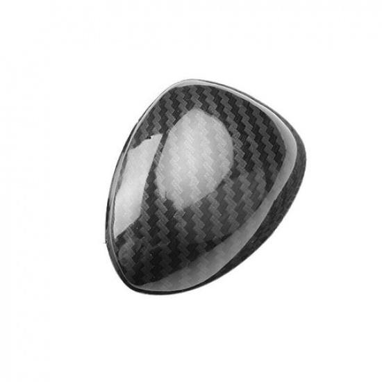Gear Shift Knob Trim 2013~ Fit For Cadillac XTS Central Console Carbon Fiber