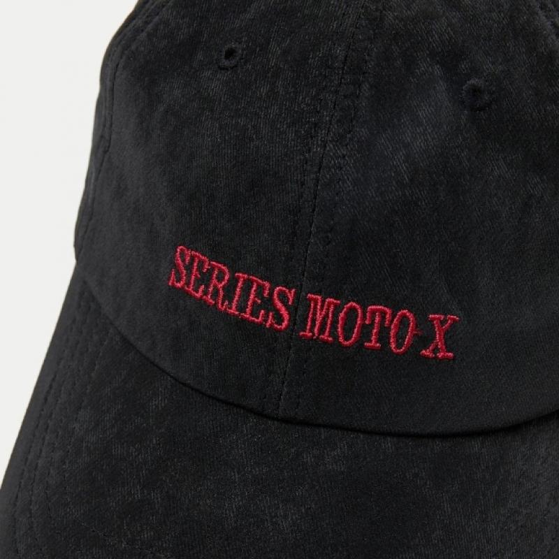 Series Vintage Washing Moto Embroidery Cap  Ssrax26111bkx 