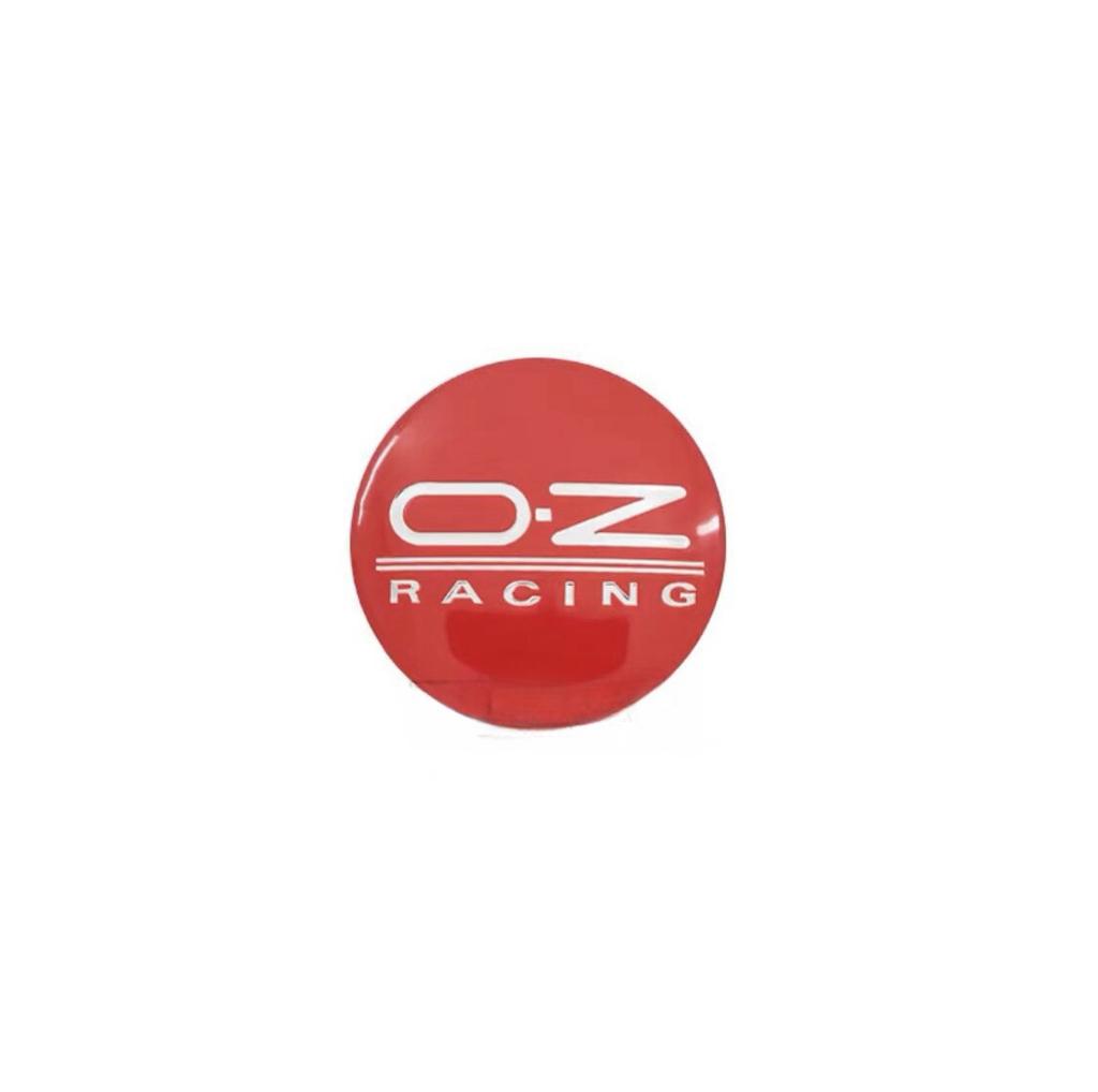 4pcs/lot 55mm OZ Racing Emblem Badge Car Styling Wheel Center Cover Sticker Carbon Fiber Hub Cap Decal For OZ M582