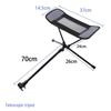 ZISIZ Aluminum Alloy Foldable Camping Fishing Moon Chair