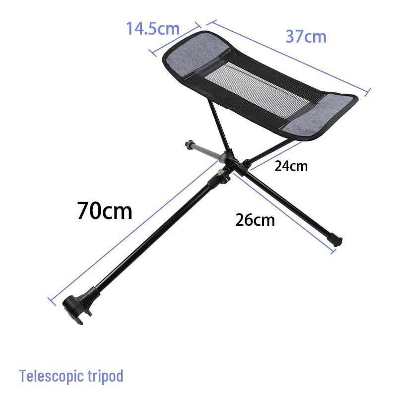 ZISIZ Aluminum Alloy Foldable Camping Fishing Moon Chair