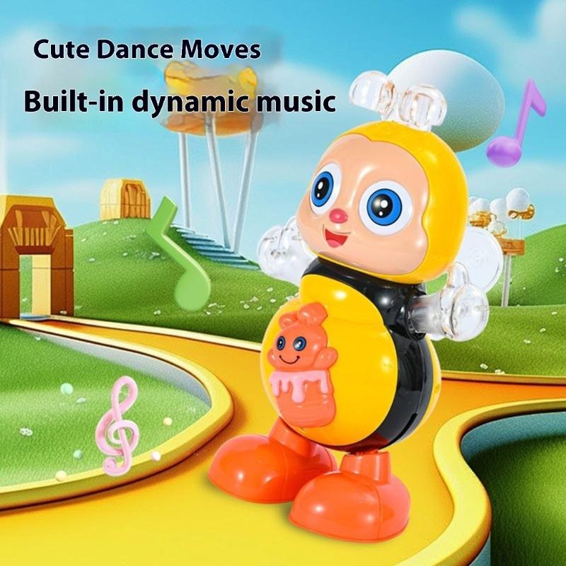 Musical Crawling Baby Toy With LED Light Show Educational Robot Gift For Kids Early Development
