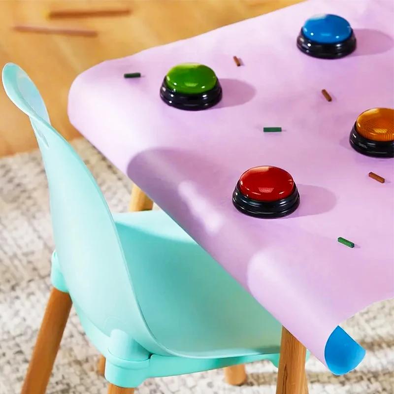 4pcs Answer Buzzers for Kids Adults Family Game Interactive Game Show Buzzer with Lights Sounds for Friends Fun Party Games