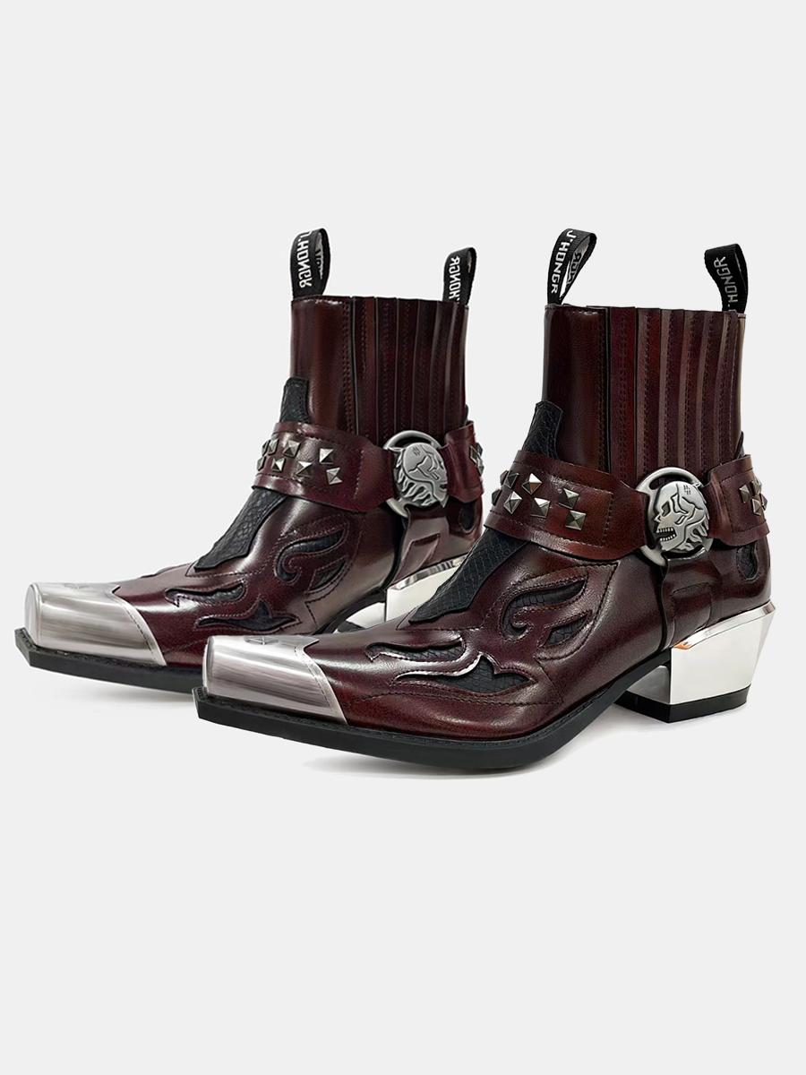Cowhide Spanish Trendy  Chelsea Men`s and
