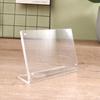 Acrylic Desktop Display Frame Table Card Sign Collection Photo Protection Holder Magnetic Album Postcard Souvenir Display Stand