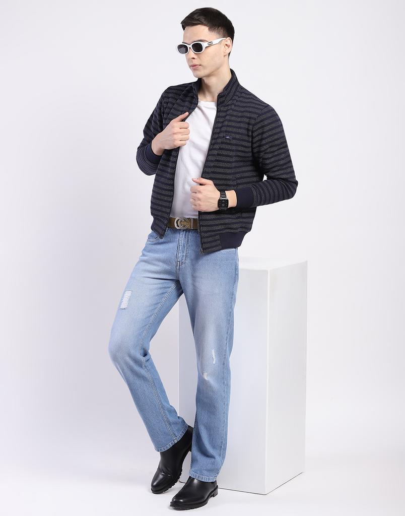 Monte Carlo Men's Mock Neck Full Sleeve Sweatshirt