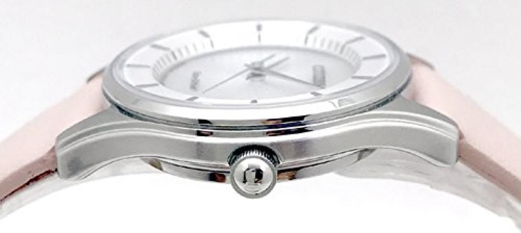 Citizen Slim Watch with Genuine Leather Strap and Spare Strap Domestic Model Number Eco-Drive Women's Solar-Powered Included, EM0400-51A/PK [Used]