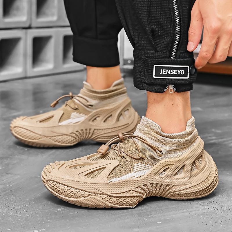 Neue Herren-Freizeit-Sportschuhe Neu Bequem Atmungsaktiv Mesh-gefüttert Sommer-Saison Herrenschuhe Vielseitige Trendige Board-Schuhe