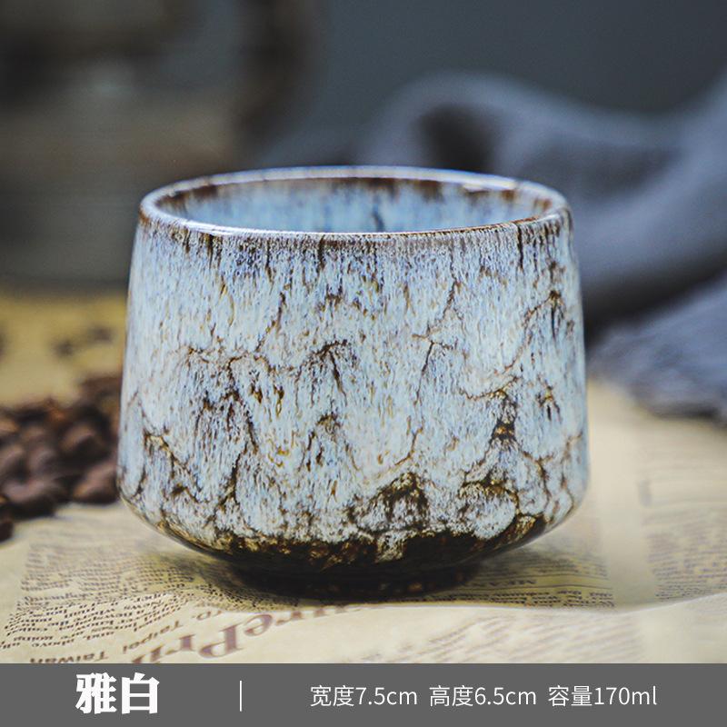 Colorful Reactive glaze Ceramic Coffee Mug Ceramic Espresso Tea Cup Home Office Lacquered water cups