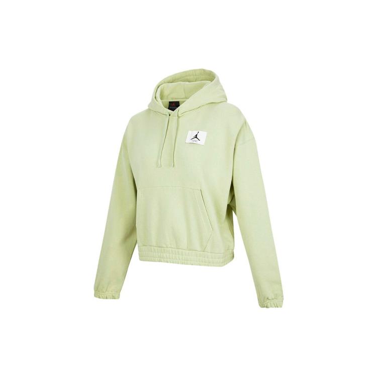 Jordan ESSENTIALS Sweatshirts Women's Green Hooded Moderate Regular DD6999-371