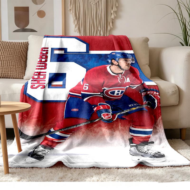 Montreal Canadiens Soft and comfortable flannel Suitable for sofas living rooms outdoor camping travel and also makes a great anniversary gift