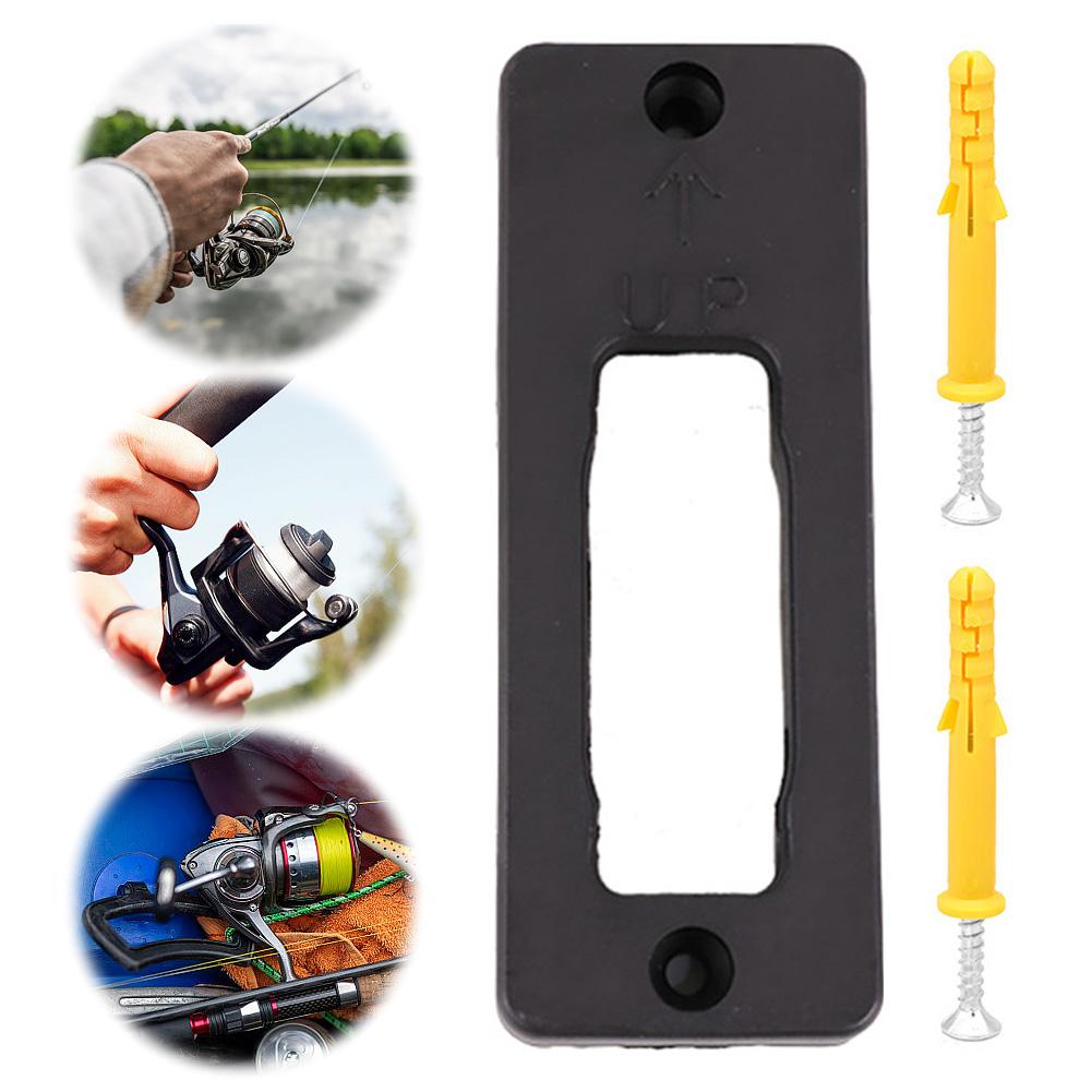 Fishing Reel Holder Storage Rack Wall Mounted Reel Display Stand Fishing Reel Wall Mount Rack for Home Garage Shop