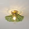 2026 LED Vintage Flower Glass Ceiling Lamps Hallway Corridor Light Warm Light Retro Living Room Interior Decor Lighting HOT