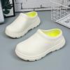 Chef shoes autumn kitchen black platform lazy shoes