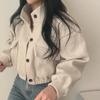 2026 Spring and Autumn New Women's Stand Collar Large Pocket Unisex Casual Jacket