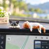 5Pcs Cute Kitten Decoration Creative Sleeping Cat Doll Home Ornaments Toy Cat Car Interior Landscape Decoration Adorable Gifts