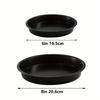 6/8/9/10in Deep Dish Pizza Pan with Pizza Cutter, Stainless Steel Black Nonstick Baking Sheet, Pie Pan, Baking Pan JXB