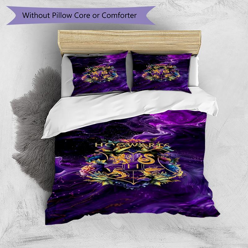 3pcs Duvet Cover Set (1*Duvet Cover + 2*Pillowcase, Without Core),Fantasy film Print Bedding Set, Bedroom Decor, All‑Season, Birthday Gift