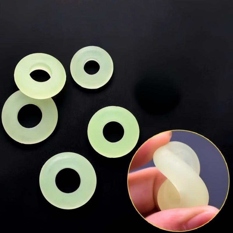 Luminous Anti-slip Elastic Rod Sleeve O-Ring Fishing Tackle Accessory