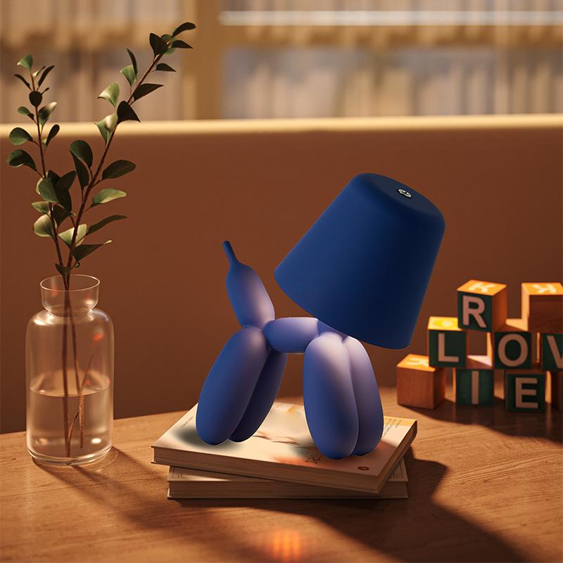 New bedroom bedside light led light charging creative ins ambient light ornament machine dog ornament light