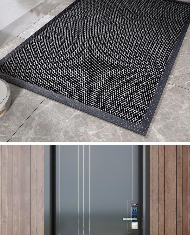 Luxusní protiskluzová elastická vstupní rohožka - Silná, odolná proti opotřebení a nečistotám pro domácí i venkovní použití