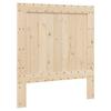 Solid Wood Bed with Headboard 90 x 200 cm Pine
