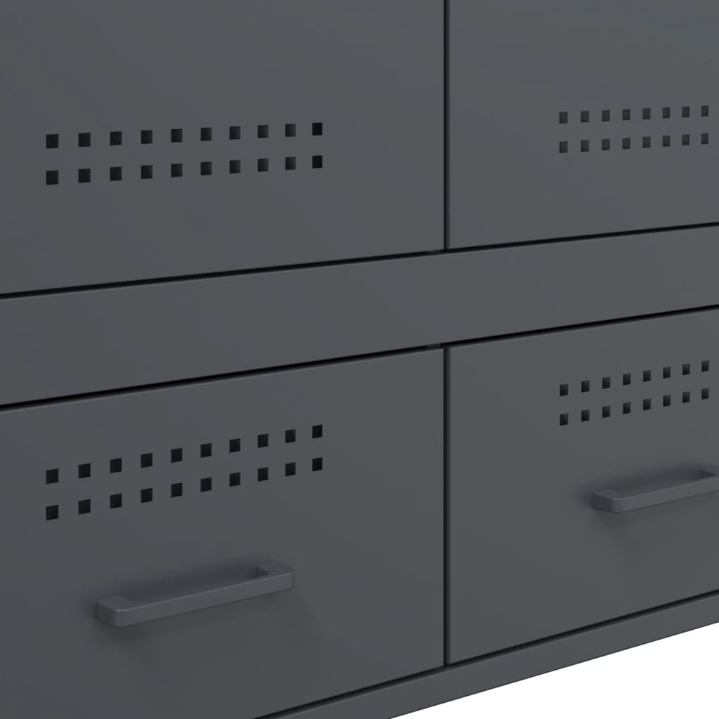 Highboard Anthracite 68 X 39 X 101.5 Cm Steel
